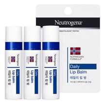 뉴트로지나 데일리 립 밤 4g, 3개