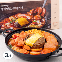 프레시지 자이언트 부대찌개 밀키트, 698g, 3개