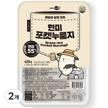 심플잇 현미포켓누룽지 13p, 429g, 2개
