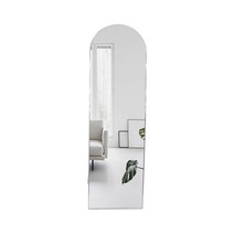 코끼리리빙 아치형 스탠드 전신거울 40 x 150 cm, 실버