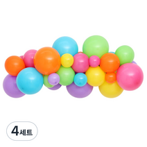 파티마트 풍선 가랜드 클라우드 만들기 DIY 세트, 캔디, 4세트