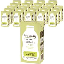 상하목장 유기농 저지방 멸균우유, 200ml, 24개