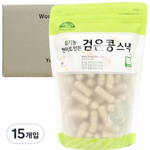 오가닉스토리 유기농 현미로 만든 검은콩 유아스낵 60g, 15개입, 유기농 현미로 만든 검은콩 스낵