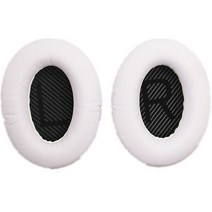 스윗조이 보스 헤드폰 이어패드 호환 QC25 QC35 AE2 QC2 QC15 양쪽세트, 화이트 블랙패드