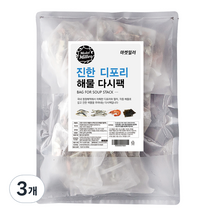 마켓밀러 진한 디포리 해물 다시팩 30p, 480g, 3개