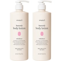 심플리오 헤븐리 바디로션 와일드 플라워, 2개, 500ml