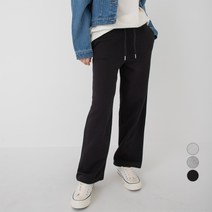 Elle Paris 세미 와이드핏 데일리 기모 스웻팬츠