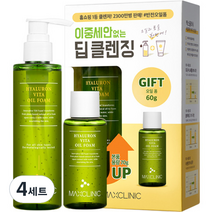 맥스클리닉 히알루론 비타오일폼 180g + 60g, 240g, 4세트