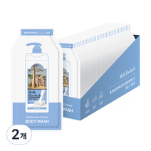 밀크바오밥 여행용 바디워시 파우치 화이트머스크, 500g, 2개