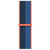 Apple 정품 애플워치 스포츠 루프, 38/40/41mm, Regular, 블루제이 + 어비스블루