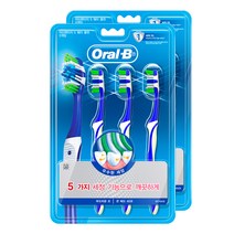 오랄비 컴플리트 5웨이 클린 칫솔, 3개입, 2개