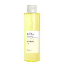 허브타임 리필 디퓨저, 레몬, 130ml, 1개