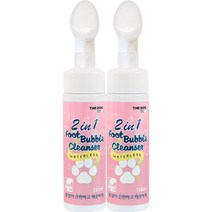 더독 2in1 풋 버블 반려동물용 클렌져, 130ml, 2개입