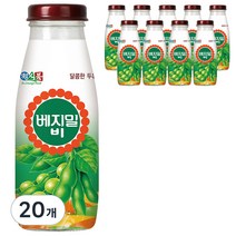 베지밀 비 달콤한 두유, 190ml, 20개