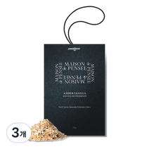 메종드 펜세 퍼퓸 에어 프레셔너 20g, 3개, 엠버 바닐라