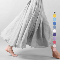 롱 스커트 봄 여성의류 치마 CSK1001