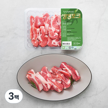 생생포크 한돈 무항생제 인증 등심덧살 (냉장), 300g, 3팩