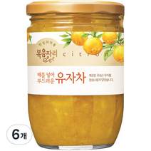 복음자리 배를 넣어 부드러운 유자차, 620g, 1개입, 6개