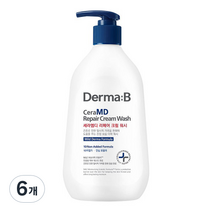 더마비 세라엠디 리페어 크림 바디워시, 400ml, 6개