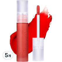루나 오버 블러 픽싱 립틴트, 2호 코랄 선셋, 4.5g, 5개