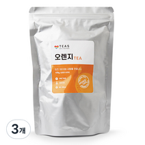 티즈 건조 오렌지차, 3개, 100g