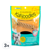포켄스 강아지 카누들 잇몸플러스 지퍼백 M, 잇몸건강, 3개