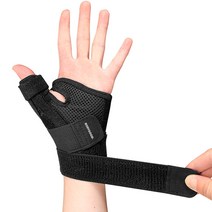 물리치료사가 판매하는 올투게더나우 이중압박 손목 보호대 블랙, 2개