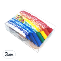 신우 도안없는 크레용 모자이크 마스킹테이프 미술놀이 12색 테이프12개, 혼합 색상, 3세트