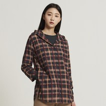 올리비아로렌 여성용 체크 아우터형 셔츠 VOCNLWF7311