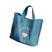 마켓감성 휴대용 베스트셀프 비닐봉투백 40p 소, 블루