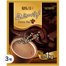 담터 코코아차덕용1kg 코코아, 1kg, 1개, 3개