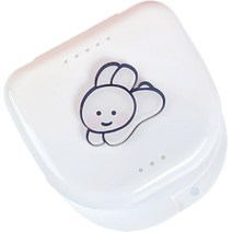 컬라피 캐릭터 틀니 수납 보관 케이스, 1개, 타입03
