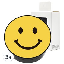 벨르아망 베이직 스마일 차량용 방향제, 3개, 베이직 플라윗