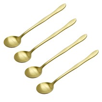 테이블아트 웨이브 골드 티스푼, 4개