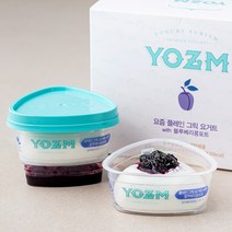 요즘 플레인 그릭요거트 with 블루베리 콩포트, 130g, 4개
