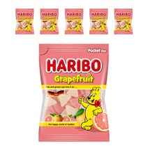 하리보 그레이프 프루트 젤리, 100g, 6개