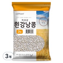 대구농산 흰강낭콩, 2kg, 3개