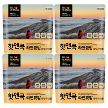 이지밥 핫앤쿡 라면애밥 나가사끼 짬뽕, 100g, 4개