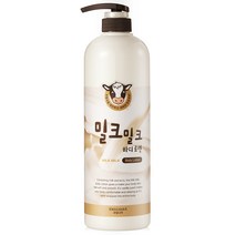 과일나라 밀크퐁당 우유 바디로션 파우더향, 1000ml, 1개