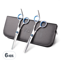 뷰티끄랩 프리미엄 미용가위 세트, 혼합색상, 6세트
