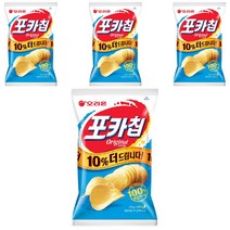 오리온 포카칩 오리지널, 137g, 4개