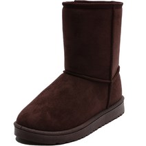 여성용 겨울 방한 털 미들부츠 PP1547