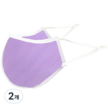 하하비샵 등산 방수 파스텔컬러 UV차단 마스크 성인용 보라 L, 1개입, 2개