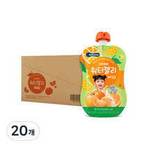 베베쿡 아이쭉쭉 워터젤리 100g, 제주감귤, 20개