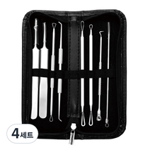 블랙헤드 압출기 8종 + 파우치, 혼합색상, 4세트