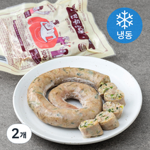 맛의고수 만두순대 선지없이 담백한맛 (냉동), 500g, 2개
