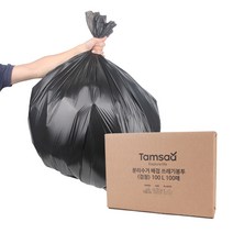 탐사 분리수거 배접 비닐 봉투, 100L, 100매