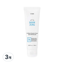 에뛰드하우스 순정 2x 베리어 보습 크림, 60ml, 3개