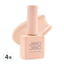 젤로젤로 프리미엄 젤 폴리쉬 젤네일 10ml, JC-67 페일코랄, 4개