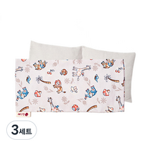 레드빈 눈 찜질팩 팥 + 동물원Zoo 커버, 3세트